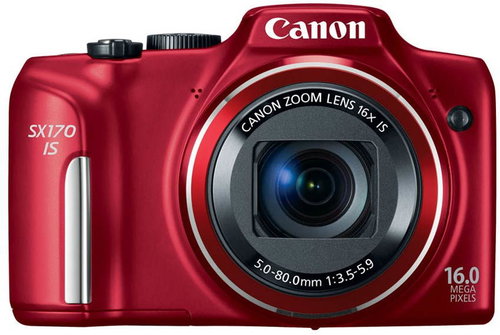 Canon PowerShot SX170 red Main image Canon PowerShot SX170 red - Digital Camera - Main image
