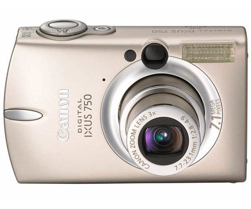 Sada Canon Digital IXUS 750 béžový (beige), CCD 7 Mpx, 3x zoom, 2.5" LCD, Li-Ion + tiskárna Canon Se - Digital Camera - Main image