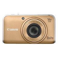 Canon PowerShot SX210 IS zlatý - Digitální fotoaparát