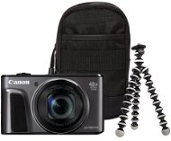 Canon PowerShot SX720 HS fekete Travel Kit - Digitális fényképezőgép