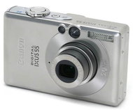 Sada Canon Digital IXUS 55, CCD 5 Mpx, 3x zoom, 2.5" LCD, Li-Ion, SD/ MMC + 512MB karta - Digital Camera