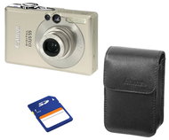 Sada Canon Digital IXUS 55 pouzdro Arezzo pametova karta 128MB - Digital Camera