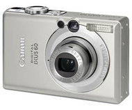 Canon Digital IXUS 60, CCD 6 Mpx, 3x zoom, 2.5" LCD, Li-Ion, SD/ MMC  - Digital Camera