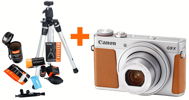 Canon PowerShot G9 X Mark II stříbrný + Rollei Starter Kit - Digitální fotoaparát