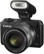 Canon EOS M čierny + objektív EF-M 18-55 mm IS STM + blesk 90EX - Digitálny fotoaparát