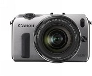 Canon EOS M stříbrný  + objektiv EF-M 18-55 mm IS STM + blesk 90EX - Digitálny fotoaparát