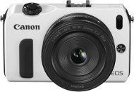 Canon EOS M bílý   + lens EF-M 22mm + adapter+ blesk 90EX - Digital Camera