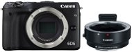 Canon EOS M3 Schwarz + Adapter für EF/EF-S-Objektive - Digitalkamera