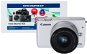 Canon EOS M10 White + EF-M 15-45mm F3.5 - 6.3 IS STM + Alza Photo Starter Kit - Digital Camera