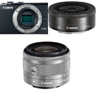 Canon EOS M100 Black + M15-45mm Silver + M22mm - Digital Camera