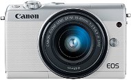 Canon EOS M100 váz fehér - Digitális fényképezőgép