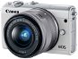 Canon EOS M100 White + M15-45mm Silver - Digital Camera