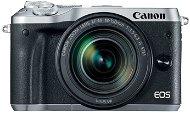 Canon EOS M6 strieborný + EF-M 18–150 mm - Digitálny fotoaparát