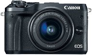 Canon EOS M6 fekete + EF-M 15-45mm + 55-200mm - Digitális fényképezőgép