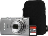 Canon IXUS 165 strieborný + 8GB SD karta + púzdro - Digitálny fotoaparát
