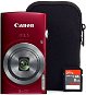 Canon IXUS 165 červený + 8GB SD karta + pouzdro - Digitální fotoaparát