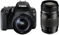 Canon EOS 200D čierny + 18–55 mm IS STM + TAMRON 70–300 mm - Digitálny fotoaparát