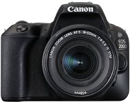 Canon EOS 200D Canon EOS 200D čierny + 18–55 mm DC III + 75–300 mm DC III + Canon Starter Kit - Digitálny fotoaparát