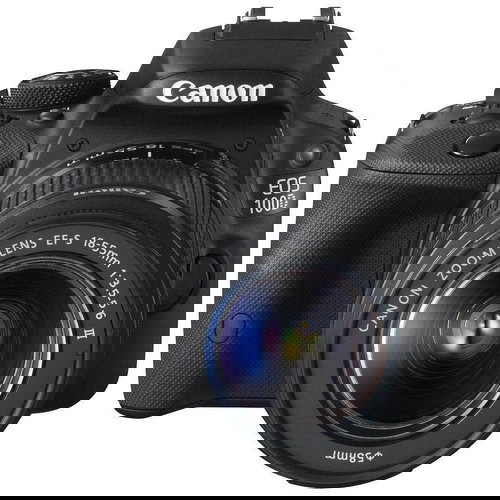 Canon EOS 100D body + EF-S 18-55 mm DC III - DSLR Camera - Main image