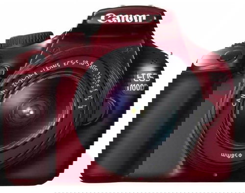 CANON EOS 1100D + EF-S 18-55mm DC III red - DSLR Camera - Main image