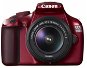 CANON EOS 1100D + EF-S 18-55mm DC III red - DSLR Camera