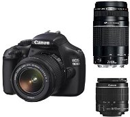 CANON EOS 1100D + EF-S 18-55mm DC III + 75-300mm DC III - DSLR Camera
