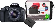 Canon EOS 1300D + EF-S 18-55mm IS II + LP-E10 Battery + Canon Starter Kit - Digital Camera