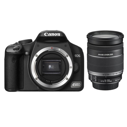 Canon EOS 450D + objektiv 18-200 IS - DSLR Camera - Main image