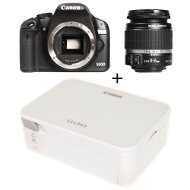 CANON EOS 500D including lens EF-S 18-55 IS + SELPHYCP530 - Digitale Spiegelreflexkamera