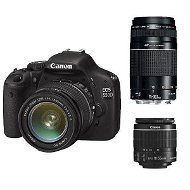 CANON EOS 550D + lens EF-S 18-55mm DC III + EF-S 75-300mm DC III - DSLR Camera