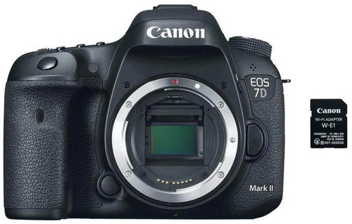 Canon EOS 7D Mark II Body + W-E1 Adapter Main image Canon EOS 7D Mark II Body + W-E1 Adapter - Digital Camera - Main image