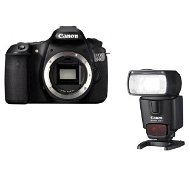 CANON EOS 60D body + flash 430EXII  - DSLR Camera