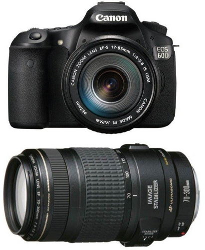 CANON EOS 60D + EF-S 17-85mm + EF70 -300mm   - DSLR Camera - Main image