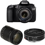 Canon EOS 60D + lens EF-S 18-135 IS + EF 40 STM - Digitale Spiegelreflexkamera