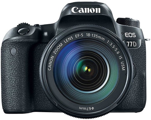 Canon EOS 77D black + 18-135mm IS USM Main image Canon EOS 77D black + 18-135mm IS USM - Digital Camera - Main image