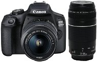 Canon EOS 2000D + EF-S 18-55 mm f/3,5-5,6 IS II + EF 75-300 mm f/4-5,6 III - Digitális fényképezőgép