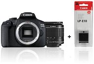 Canon EOS 2000D + 18-55mm IS II + LP-E10 - Digital Camera