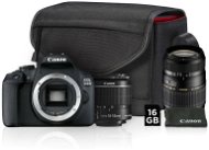 Canon EOS 2000D + 18-55 mm IS II Value Up Kit + TAMRON AF 70-300 mm f/4-5,6 Di Canon LD 1:2 makró számára - Digitális fényképezőgép