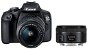 Digitális fényképezőgép Canon EOS 2000D + EF-S 18-55 mm f/3.5-5.6 IS II + EF 50 mm f/1.8 STM - Digitální fotoaparát