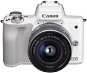Canon EOS M50 biely + EF-M 15–45 mm IS STM - Digitálny fotoaparát