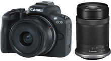 Canon EOS R50 černá + RF-S 18-45mm + RF-S 55-210mm
