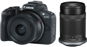 Canon EOS R50 fekete + RF-S 18-45mm f/4.5-6.3 IS STM + RF-S 55-210mm f/5-7.1 IS STM - Digitális fényképezőgép
