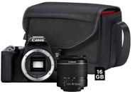 Canon EOS 250D black + 18-55mm EF-S + SB130 camera bag + 16GB memory card - Digital Camera