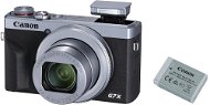 Canon PowerShot G7 X Mark III Battery Kit strieborný - Digitálny fotoaparát