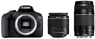 Canon EOS 2000D + 18-55mm DC III + 75-300mm DC III - Digital Camera