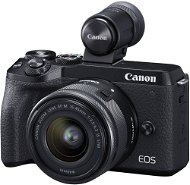 Canon EOS M6 Mark II + EF-M 15-45 mm f/3.5-6.3 IS STM + EVF kereső - Digitális fényképezőgép