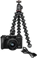 Canon EOS M6 Mark II + EF-M 15-45 mm f/3.5-6.3 IS STM Webcam Kit, Black - Digital Camera