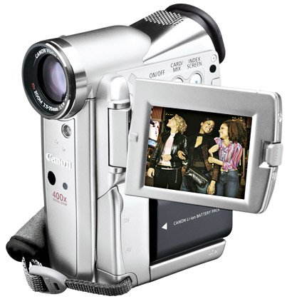 Canon DM-MV6i, CCD 0.8 Mpx, 10x opt./ 400x dig. zoom, DO, SD/MMC, DV in/out, AV in/out - - - Main image