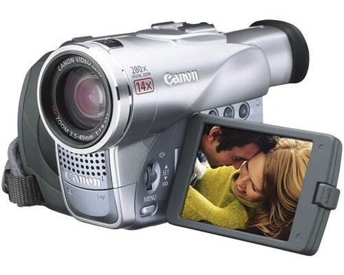 Canon DM-MVX200, CCD 1.33 Mpx, 14x opt./ 280x dig. zoom, DO, SD/MMC, DV out, AV out + brašna - - - Main image