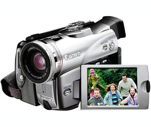 Canon DM-MVX25i, CCD 2.23 Mpx, 14x opt./ 280x dig. zoom, DO, SD/MMC, DV in/out, AV in/out - - - Main image